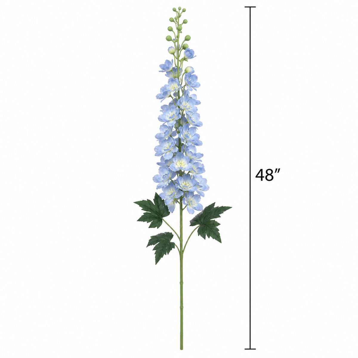Faux Delphinium Stem (48 in H)