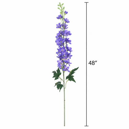 Faux Delphinium Stem (48 in H)