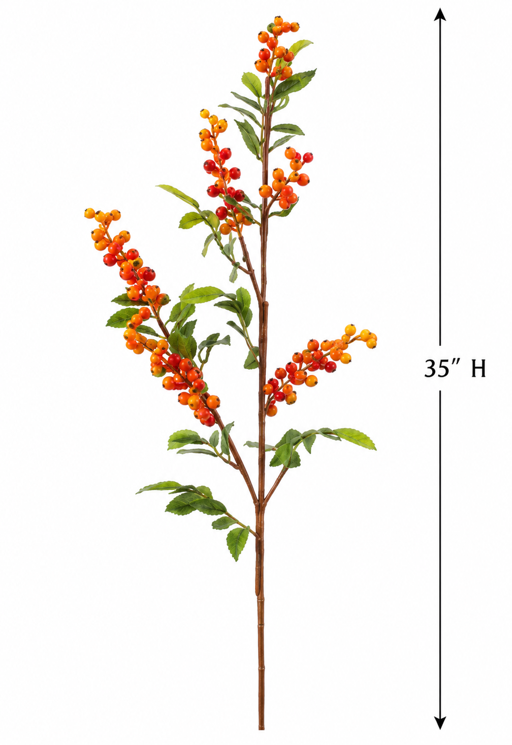 Faux Berry Stem (35 in H)