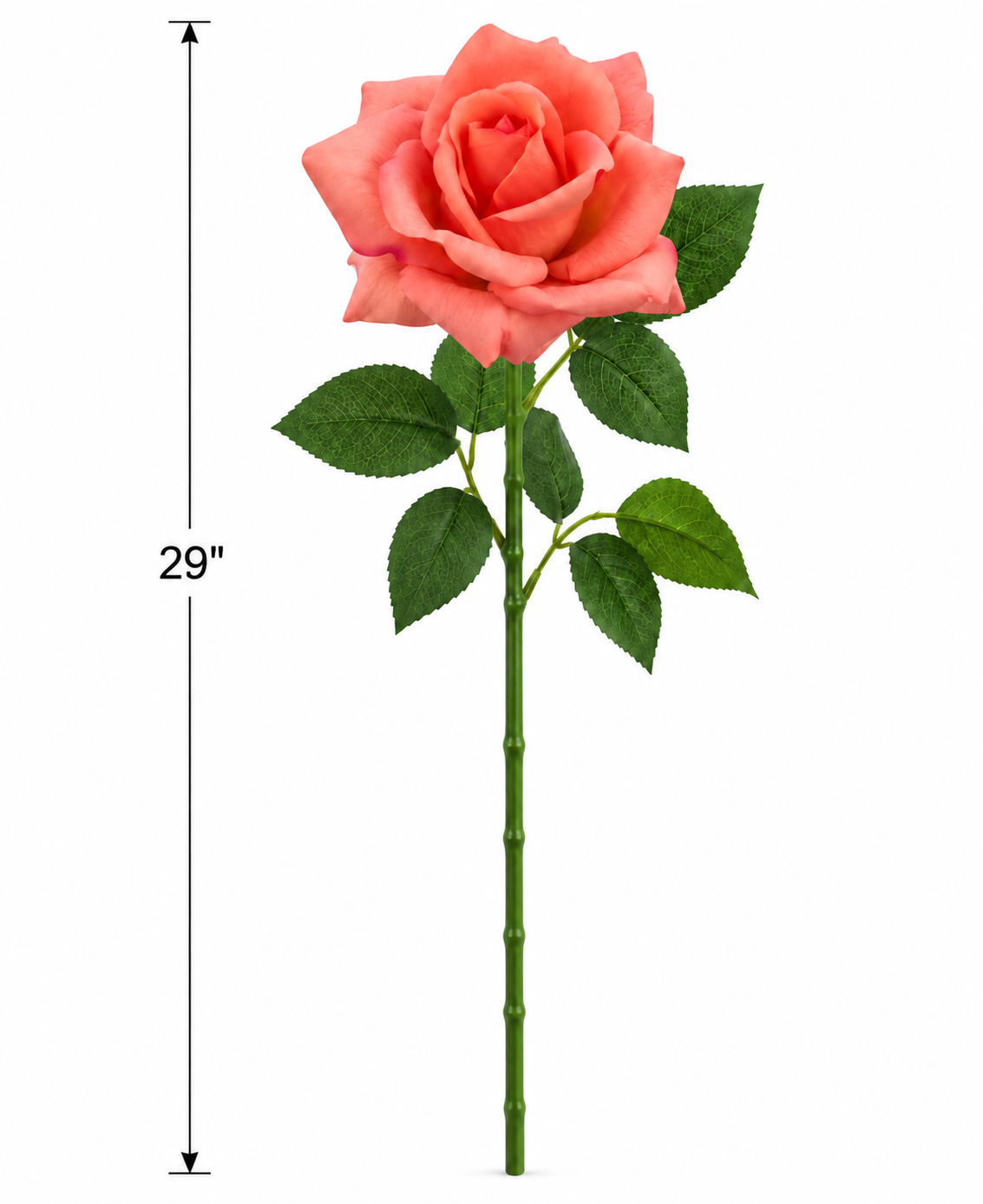 Real-Touch Faux Rose (29 in H)