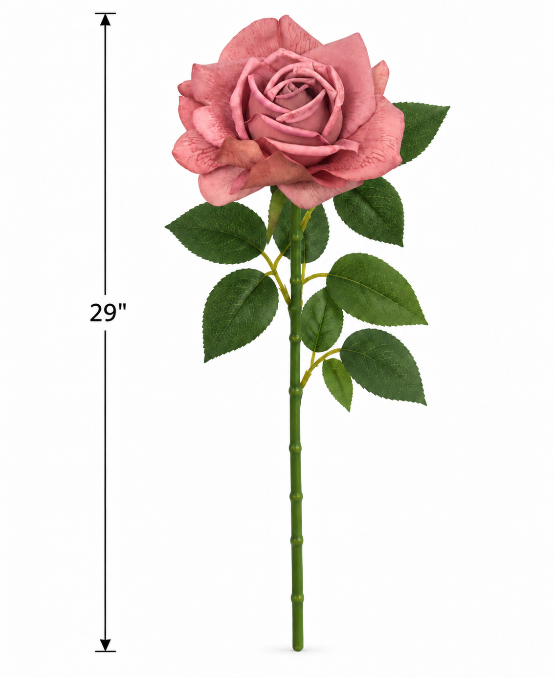 Real-Touch Faux Rose (29 in H)