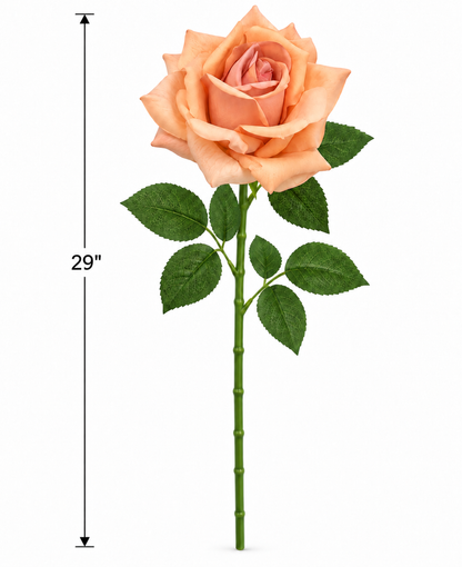 Real-Touch Faux Rose (29 in H)