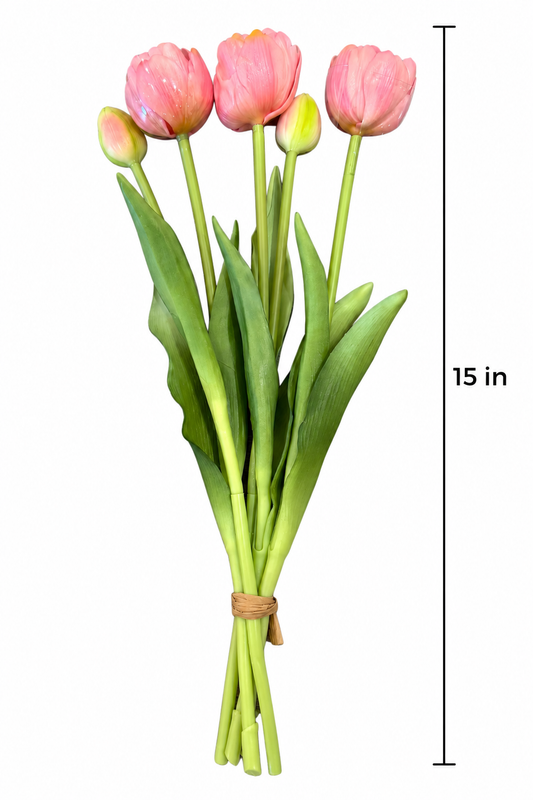 Faux Tulip Stem (A123 Style) (15.35 in H)