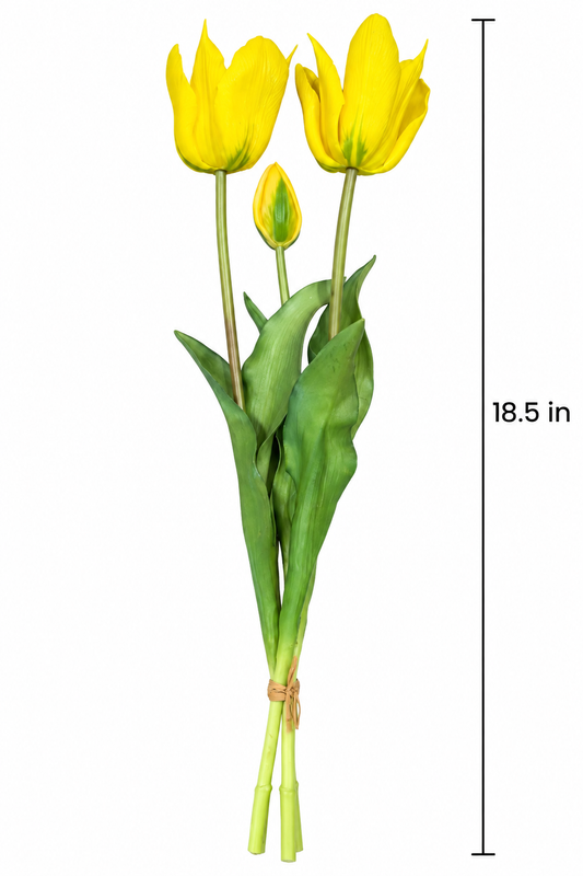 A213 Faux Tulip Bouquet (18.90 in H)