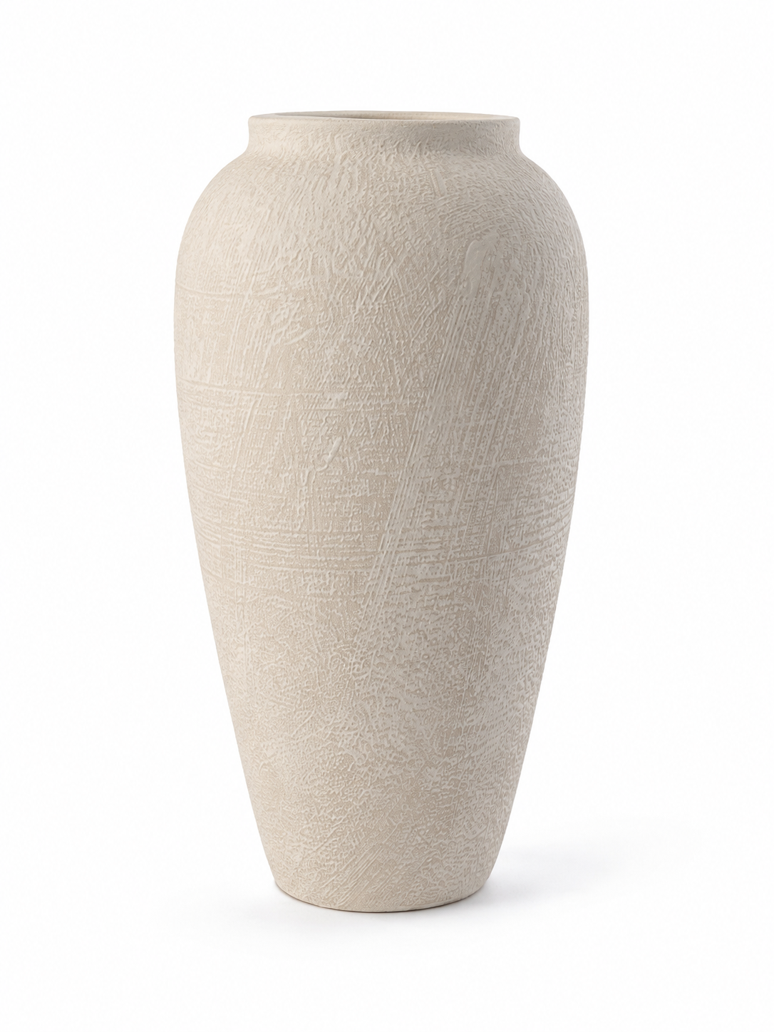 White Ceramic Vase-Large