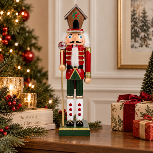 Red Wooden Nutcracker