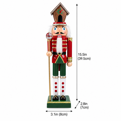 Red Wooden Nutcracker