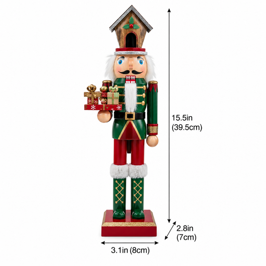 Green Wooden Nutcracker
