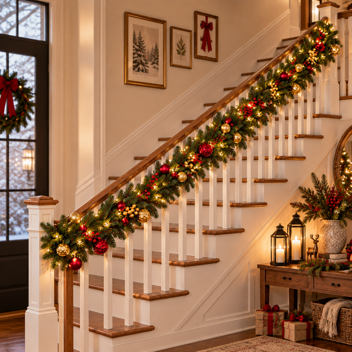 Ball Christmas Garland (8.86 ft L)