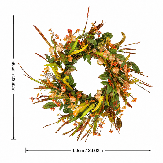 Autumn Wreath (23.62 in Diameter)