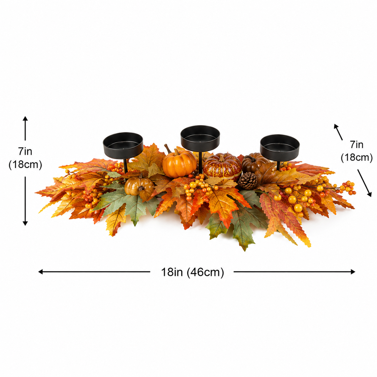 Maple Leaf Candlestick