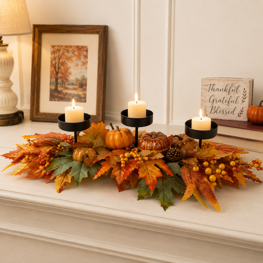 Maple Leaf Candlestick