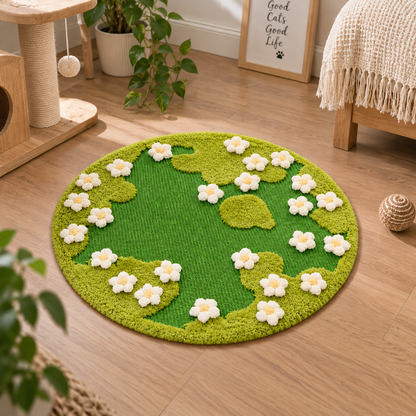Flower Sisal Cat Mat