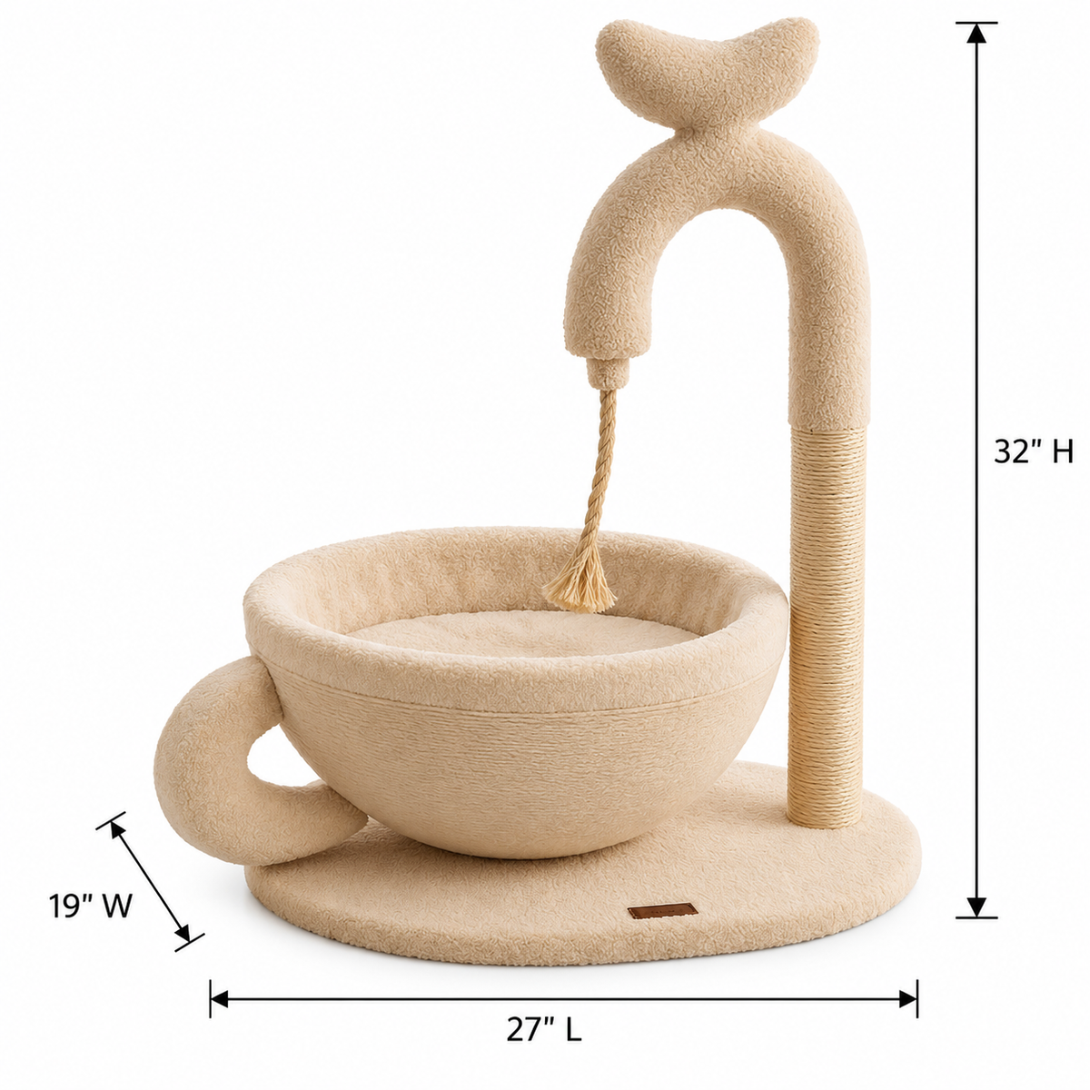 Coffee Cup Cat Bed