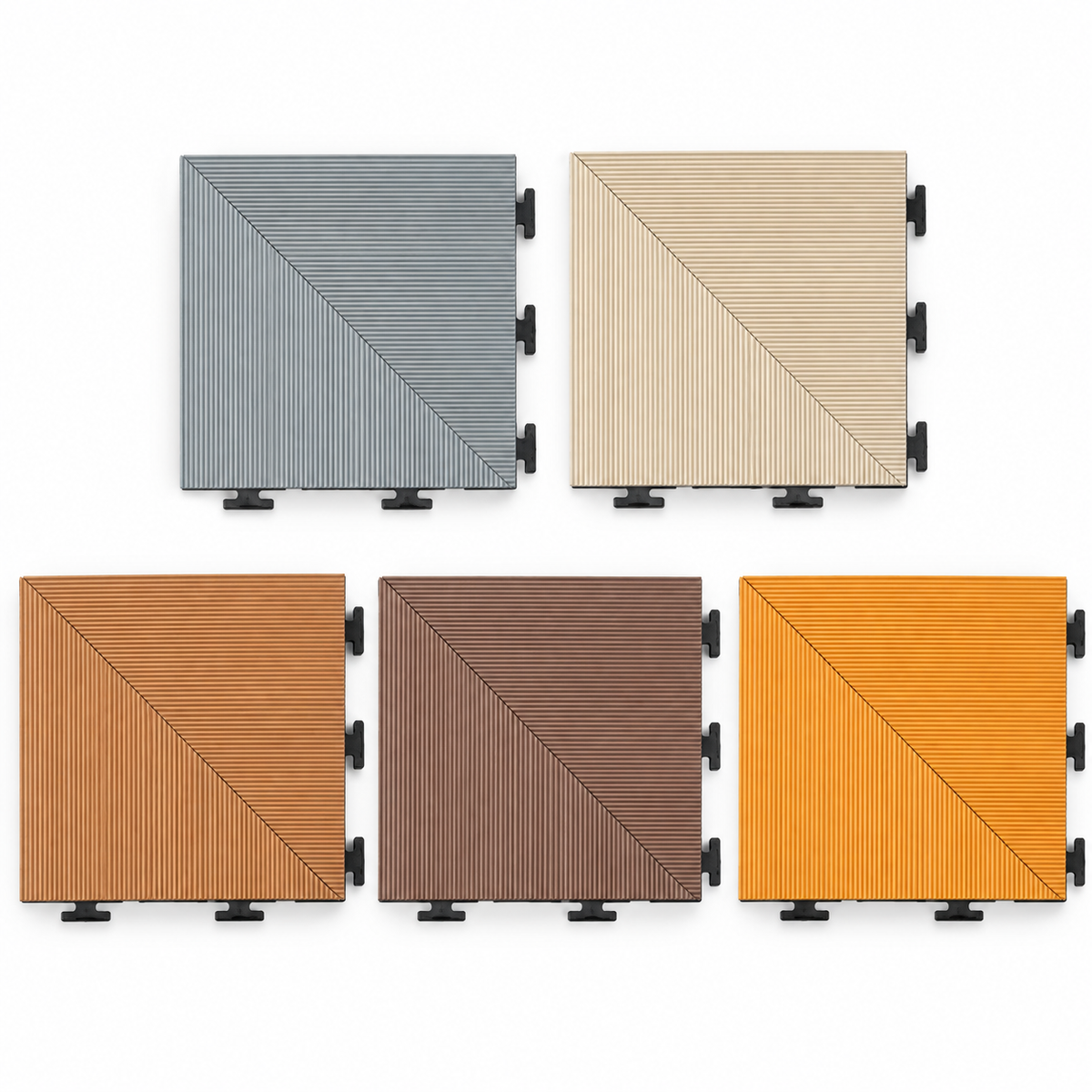 Interlocking Deck Tile Corner Trim (Fits 30cm & 60cm Tiles)