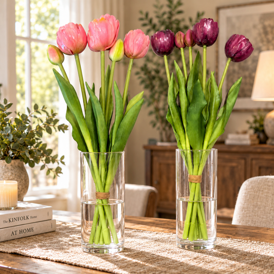 Faux Tulip Stem (A123 Style) (15.35 in H)