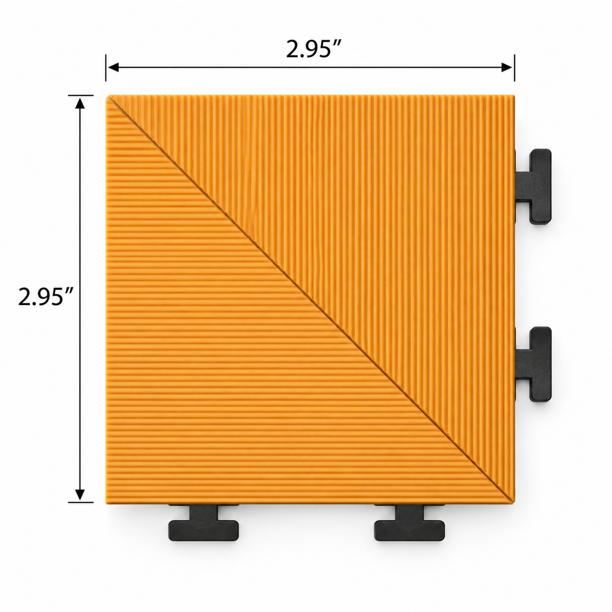Interlocking Deck Tile Corner Trim (Fits 30cm & 60cm Tiles)