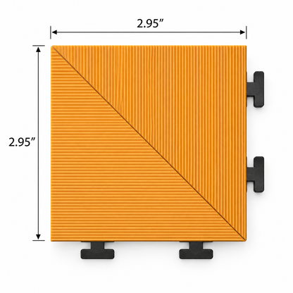 Interlocking Deck Tile Corner Trim (Fits 30cm & 60cm Tiles)