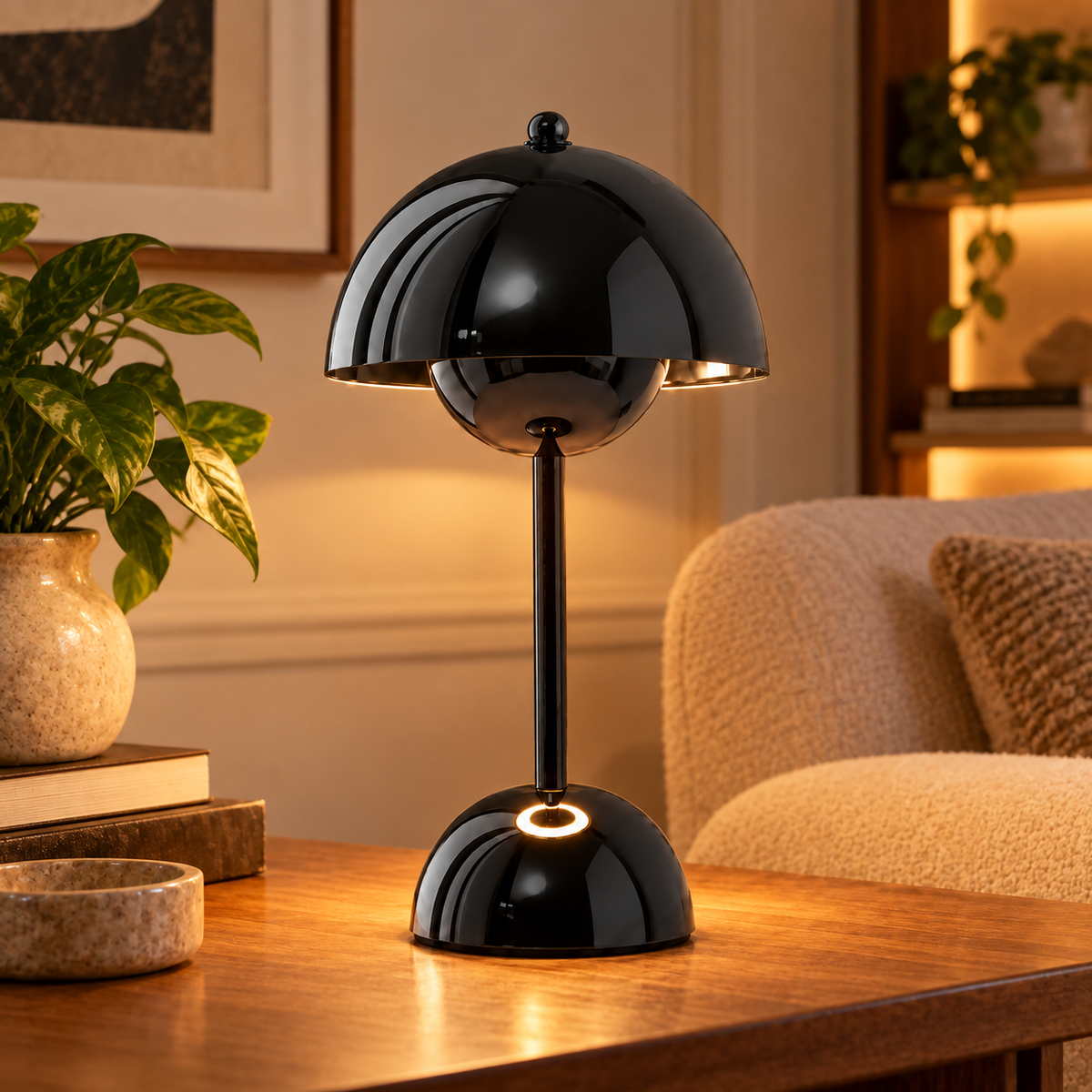 Mushroom Touch Dimmable Table Lamp