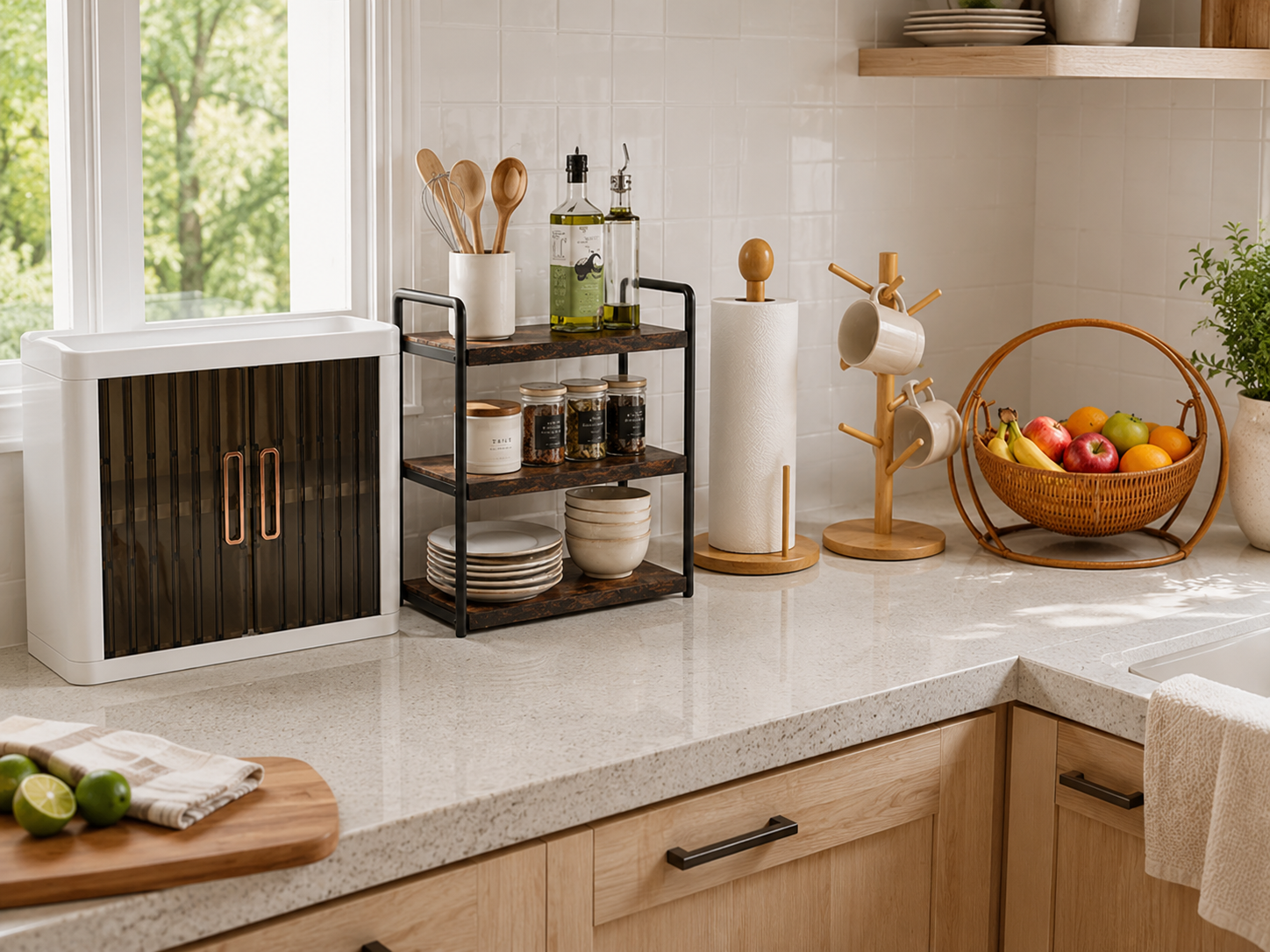Organized Everyday Kitchen Counter