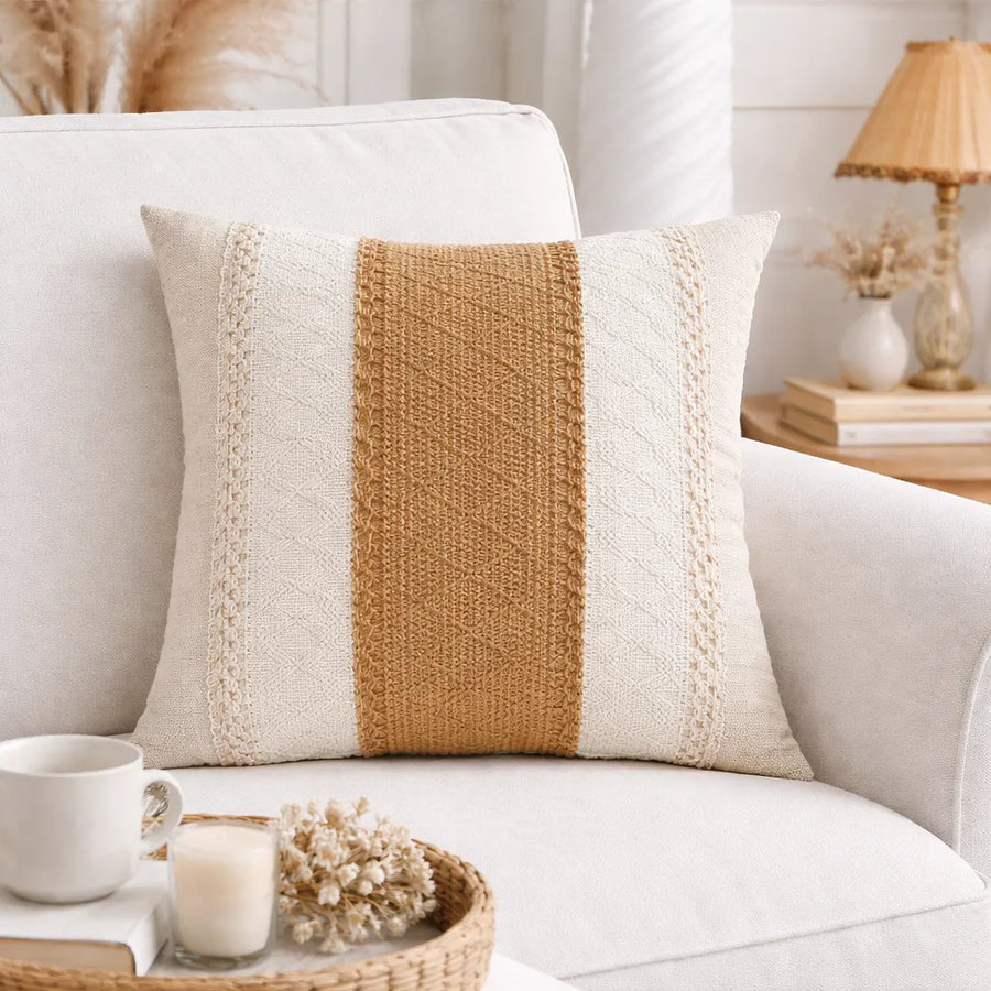 Atelier Ribbonweave Pillow Cover-18x18in