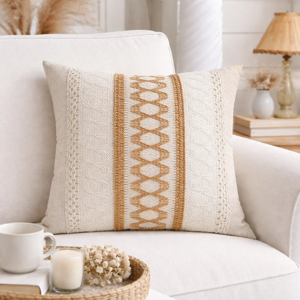 Atelier Ribbonweave Pillow Cover-18x18in