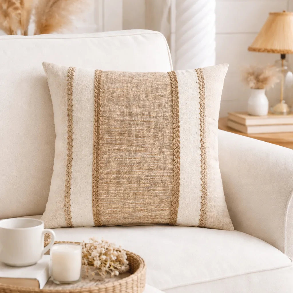 Atelier Ribbonweave Pillow Cover-18x18in