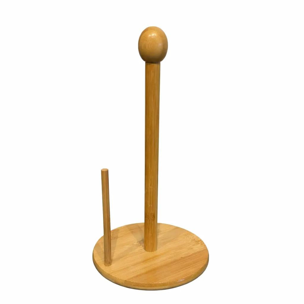Canopy Bamboo Paper Towel Stand-Countertop Paper Towel Holder
