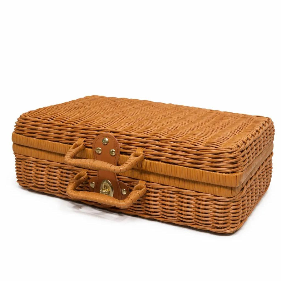 A Picnic Basket That Looks Like a Mini Suitcase-Effortless Charm, Lightweight Carry